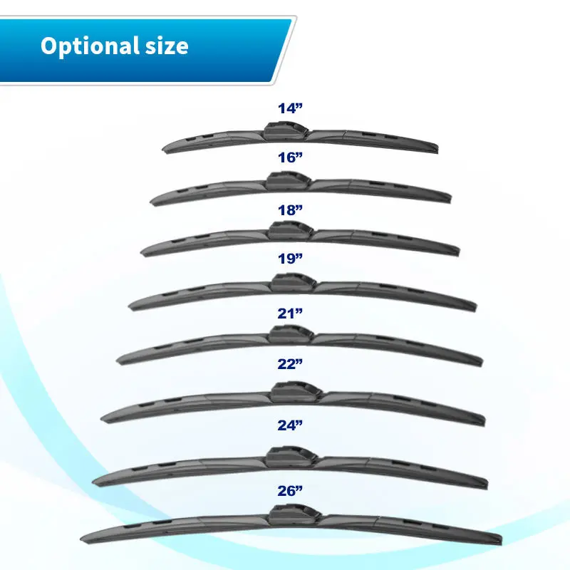 Mutifunctional Wiper Blade size siz for Most Vehicles size