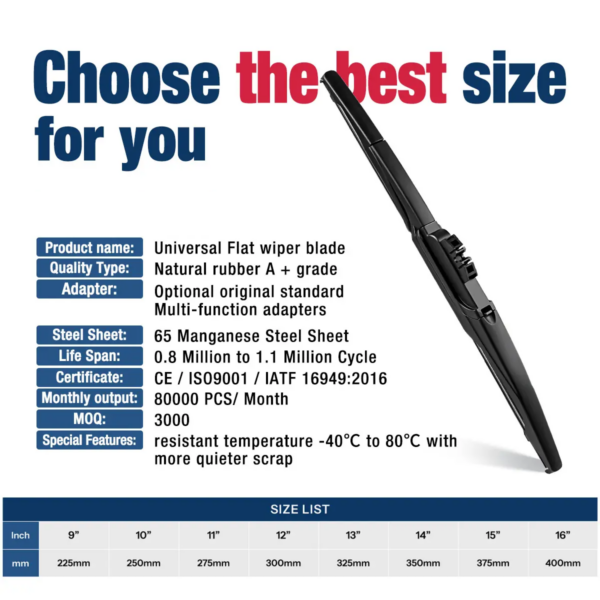 Back Rear Wiper Blades