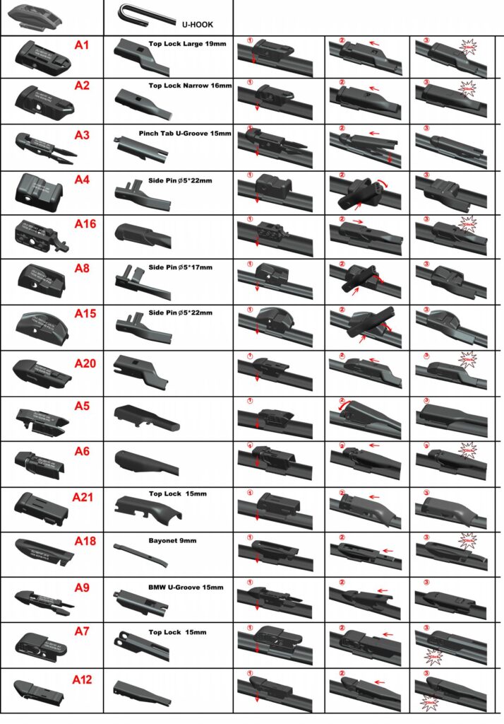 wiper adapters