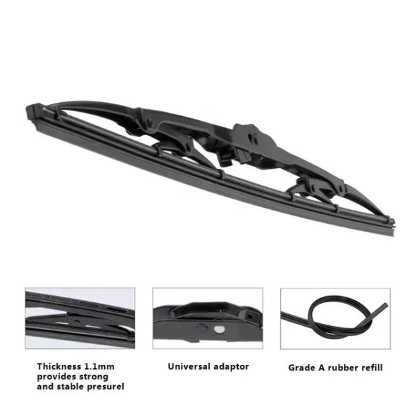 Conventional all season frame windshield wiper blades - Image 3