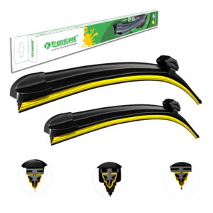 Multifunctional flat wiper blades for 99% vehicles